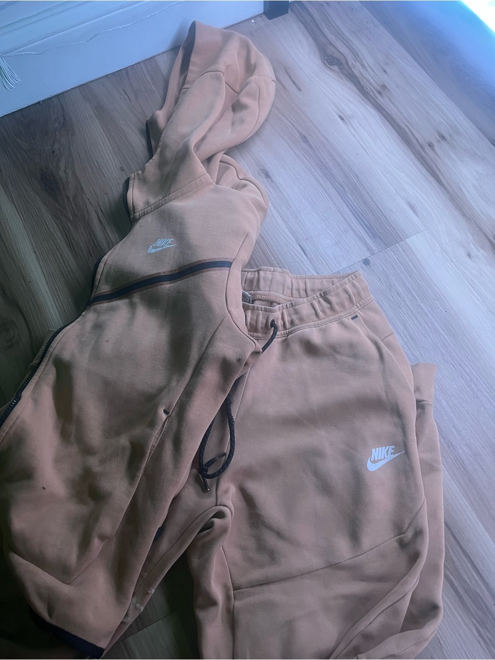 Nike Kids Tan/Light Brown Jogger Sweatpants